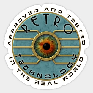 Retro Technology Sticker